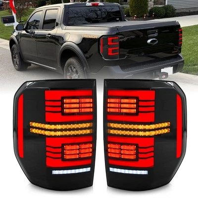 Pair Upgrate Full LED Tail Light KIT For Ford Maverick 2022-2024 Sequential Turn - Image 1 of 4