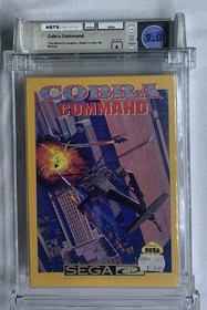 Cobra Command Sega CD 1992 PSA 9.0 A Sealed &ndash; Cardboard Longbox &ndash; Rare No Rating