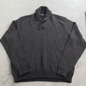 Polo Ralph Lauren Mezcla de Alpaca Chal Cuello Suéter Para Hombres 2XL Preppy Tejido LS Silencioso - Imagen 1 de 11