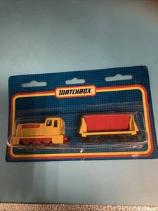 Matchbox Two Pack Train Engine And Car New - Picture 1 of 2