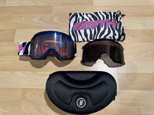 Smith Squad XL Chromapop schwarze Brille mit Etui extra Gläsern - Bild 1 von 3