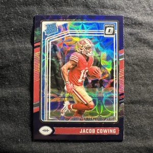 2024 Donruss Optic Rated Rookie Viola Cannocchiale da puntamento Jacob Cowing #236 RC San Francisco - Foto 1 di 2