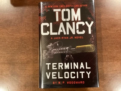M P Woodward / Tom Clancy's Terminal Velocity signed 1st Edition 2025 - Image 1 of 3