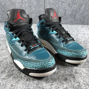 Jordan Scarpe Uomo Taglia 8 Nero Teal Son of Mars Stampa Elefante Bassa 580608-303 - Foto 1 di 16