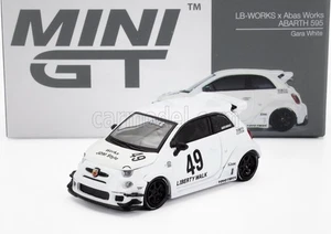 1/64 MINI-GT - FIAT - 500 ABARTH 595 N 49 LB-WORKS X ABAS WORKS LHD MGT00809-L - Imagen 1 de 1