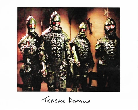 Terrence Denville ICE WARRIOR Dr Who 10"X 8" Genuine Signed Autograph  COA 30206 Cover