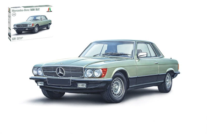 Modellino auto model kit di montaggio Italeri  MERCEDES 500 SLC KIT 1:24 - Immagine 1 di 1