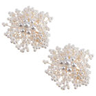 Pearl and Rhinestone Shoe Clips for Wedding Dress Accessories