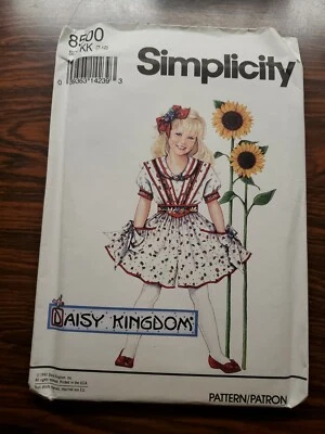 Simplicity 8500 Daisy Kingdom Child's Culotte Jumper & Blouse Pattern Sizes 7-12 - Image 1 of 3