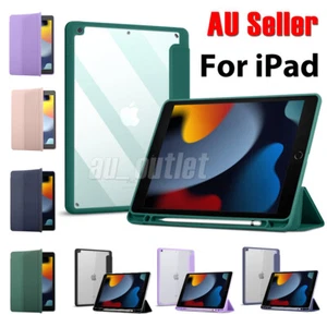 Shockproof Smart Cover Case for iPad 11 10 9 8 7 iPad 10.9 iPad Air 6 Pro 11 - Picture 1 of 14