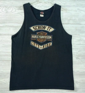 Harley Davidson Tank Top Large Screw It Lets Ride Walters Brothers Peoria IL - Bild 1 von 8