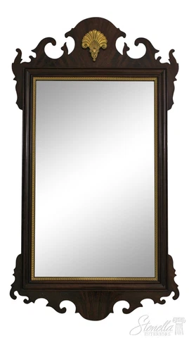 58193EC: COUNCILL CRAFTSMEN Chippendale Mahogany Mirror Cover