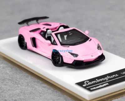 CR FW 1:64 розовый Aventador LP700 кабриолет LBWK спортивная модель литой смолы автомобиля - Изображение 1 из 4