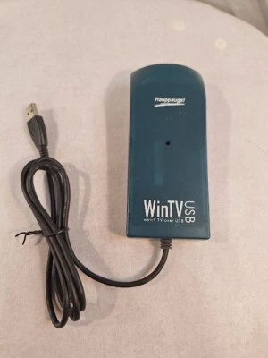 Hauppauge WinTV USB TV Tuner Capture SVideo Coax NTSC Model 40201 rev b285 - Image 1 of 3
