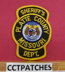 PLATIE COUNTY, MISSOURI SHERIFF (POLICE) SHOULDER PATCH MO - Picture 1 of 2