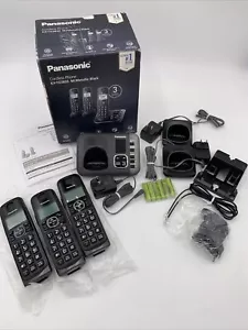Panasonic KX-TG3833M Sistema telefonico cordless 3 telefoni con sistema di risposta scatola aperta - Foto 1 di 15