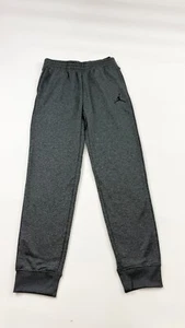Air Jordan Pants Boys Youth XL Gray Heathered Joggers Jumpman Logo 956516-042 - Picture 1 of 9