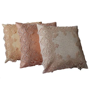 Fodera cuscino federa cuscino decorativo cuscino divano 40x40 federa pizzo - Foto 1 di 4