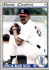 1990 Utica Blue Sox Pucko #15 Frank Campos Caracas Venezuela VZ Baseball Card