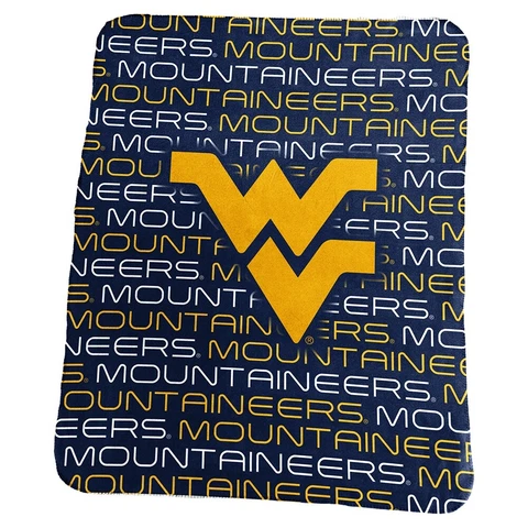 West Virginia Mountaineers Classic Fleece Blanket Cover