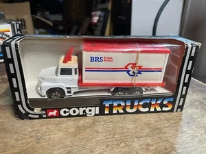 CORGI TRUCKS 1983 SCANIA CONTAINER TRUCK BRS TRUCK RENTAL #1149 - Diecast NIB - Picture 1 of 2