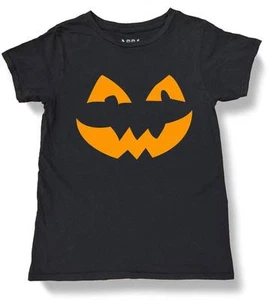 NUEVA CON ETIQUETAS CAMISETA PERSONALIZADA PARA NIÑOS JÓVENES NIÑOS HALLOWEEN SONRISA CALABAZA DIVERTIDA ALGODÓN LAVADO - Imagen 1 de 15