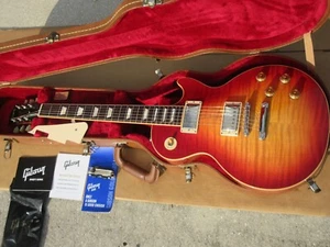 2019 Gibson Les Paul Standard Guitar 2 Piece Highly Flamed Top W Original Case - Picture 1 of 14