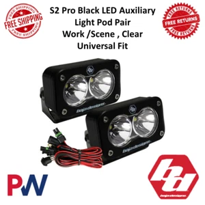 Baja Designs S2 Pro Work / Scene Clear LED Lights Pair Universal fit #487806 - Picture 1 of 10