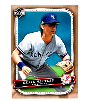 Graig Nettles 2005 Upper Deck Classics #41 MLB New York Yankees Foto 1 de 2