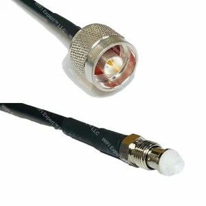 USA-CA LMR195 N MALE to FME FEMALE Coaxial RF Pigtail Cable - Picture 1 of 1