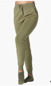 Tavi Active High Waisted Fitted Jogger Pants Med Olive Green Yoga Athleisure NWT - Picture 1 of 10