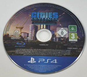 Cities Skylines PlayStation 4 Edition PS4 Spiel PS4 Spiel UK PAL nur Disc - Bild 1 von 1