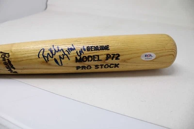 Billy Crystal Barry Pepper Bat Signed Auto PSA/DNA Inscription Roger Maris 61 - Image 1 of 3