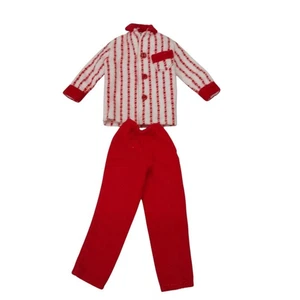 Vtg 1963 IDEAL Tammy's Family Doll Fashions for Dad & Ted Red & White Pajamas - Picture 1 of 5