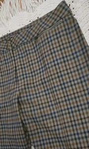 J. McLaughlin Yara oliv karierte Damen-Knöchelhose mit Hahnentrittmuster Größe 14 adretter Herbst  - Bild 1 von 16