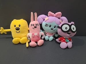 Rare Ty Beanie Baby Wow Wow Wubbzy Complete Plush Set Walden Daizy Widget Used - Picture 1 of 8