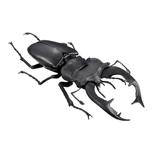 Bandai Gashapon Hirschkäfer 05 Actionfigur Lucanus cervus schwarz 12 cm Japan - Bild 1 von 5
