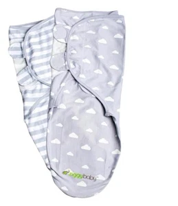 Swaddle Blanket Adjustable Infant Baby Wrap Set 2 Pack Unisex 0-3 Months SM/MED - Picture 1 of 5