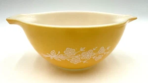 Vintage Pyrex Cinderella Rührschüssel 444, 2,5 Quart, Schmetterling Gold Muster Corning - Bild 1 von 20