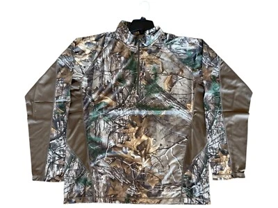 Cabela's Supertec 1/4 Zip Pullover - Realtree Xtra Men's XL - Image 1 of 2