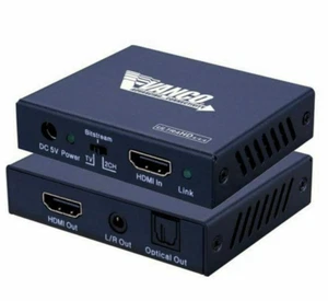 Vanco 4K HDMI Audio Extractor Extracts audio signals from HDMI HD4KAE New  - Picture 1 of 2