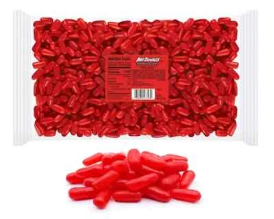 JUST BORN INC HOT TAMALES Fierce Cinnamon Flavored, Chewy Bulk Delicious Candy (5 Pound Bag)