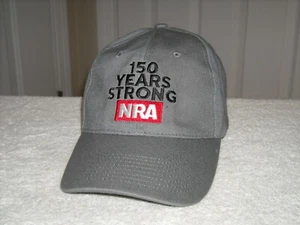 NRA, 150 Jahre stark, Ball Cap, grau, guter Zustand, siehe Fotos - Bild 1 von 7