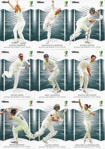 2023 Australian Womens Test Squad team set 9 Cards - Picture 1 of 1