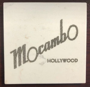 MOCAMBO NIGHT CLUB - HOLLYWOOD, CA - Marble Coaster - Picture 1 of 1