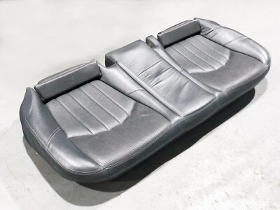 03-06 Mercedes E55 AMG W211 Rear Seat Bottom Bench Cushion Black Nappa Leather  - Image 1 of 4