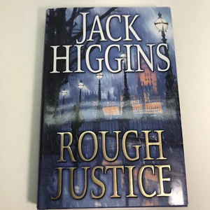 Mystery Legal Thriller Rough Justice Jack Higgins HC G.P. Putnams' Sons - Foto 1 di 6