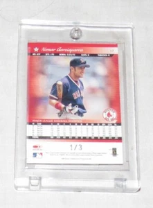 Tarjeta firmada 1/3 Nomar Garciaparra Donruss 2001 Recuerdo 20 Aniversario - Imagen 1 de 4