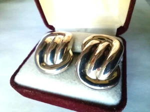 STERLINGSILBER Vintage STUDIO OHRRINGE - Bild 1 von 4