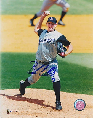 FOTO 8x10 firmada por Brandon Webb Arizona Diamondbacks autógrafo precertificado PSA Foto 1 de 3
